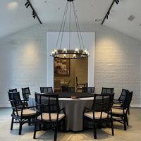 WOMO Hurricane Candle Ring Chandelier - Pauillac