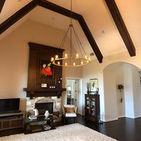 WOMO Hurricane Candle Ring Chandelier - Pauillac