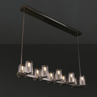 WOMO Hurricane Candle Linear Chandelier - Pauillac