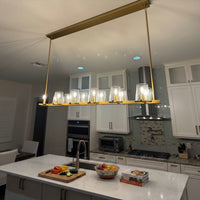 WOMO Hurricane Candle Linear Chandelier - Pauillac