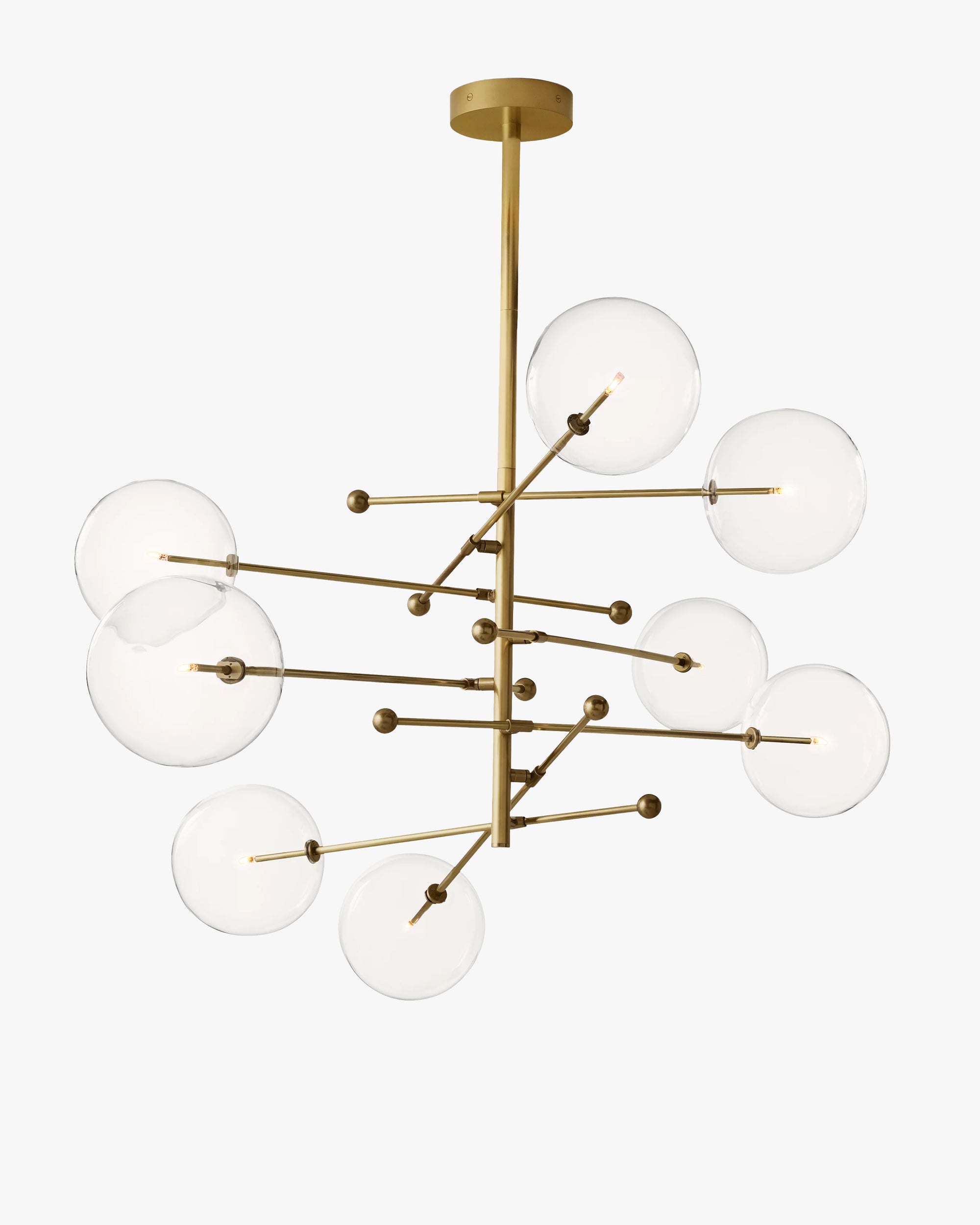 WOMO Sputnik Globe Glass Chandelier - Mobile