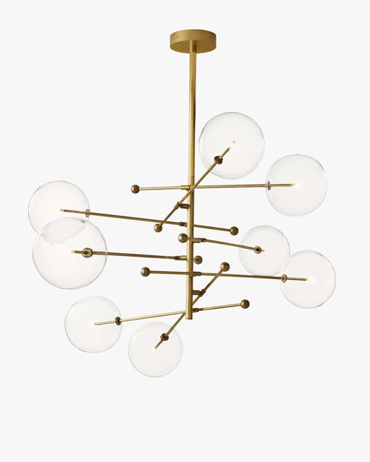 WOMO Sputnik Globe Glass Chandelier - Mobile