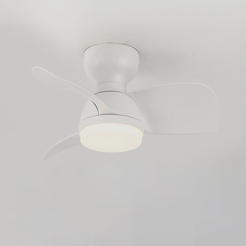 WOMO Small Flush Mount Ceiling Fan Lamp-WM5114