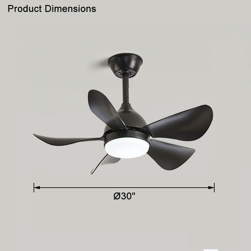 WOMO 5 Blade Small Ceiling Fan Lamp-WM5097