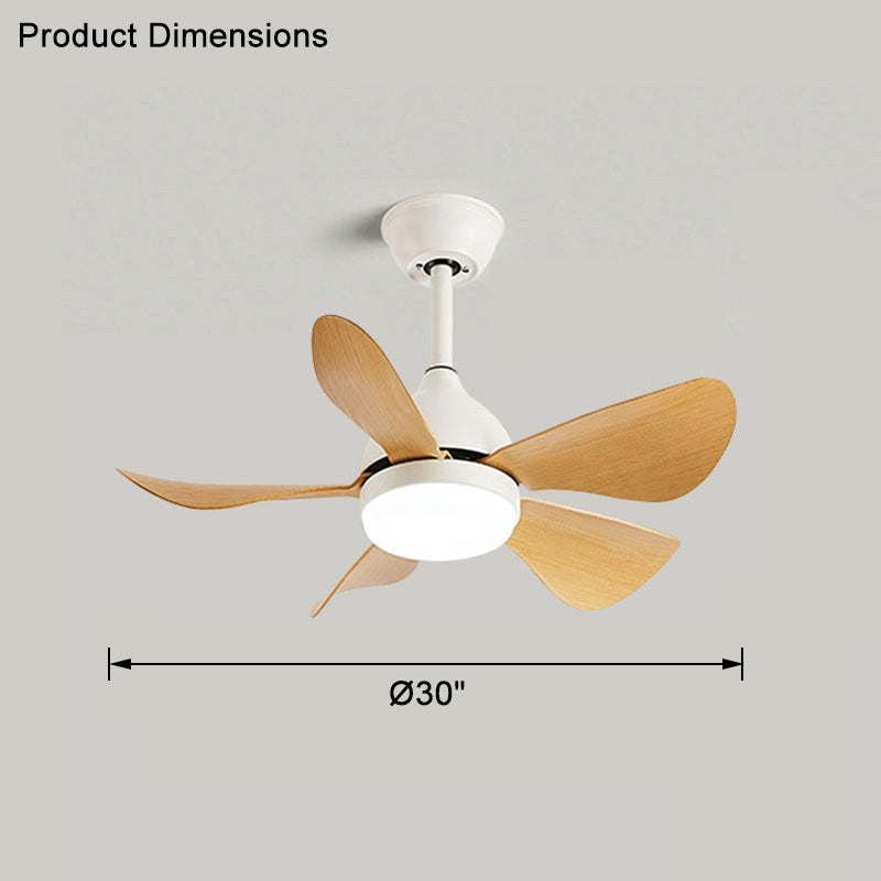 WOMO 5 Blade Small Ceiling Fan Lamp-WM5097