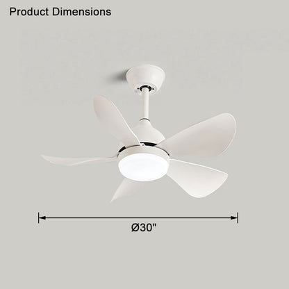 WOMO 5 Blade Small Ceiling Fan Lamp-WM5097