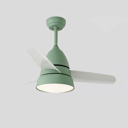 WOMO 3 Blade Tapered Ceiling Fan Lamp-WM5099