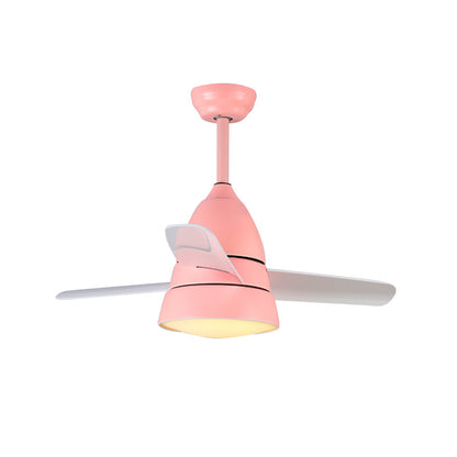 WOMO 3 Blade Tapered Ceiling Fan Lamp-WM5099