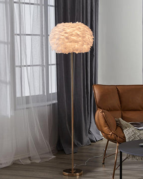 WOMO Feather Tripod Floor Lamp-WM7053