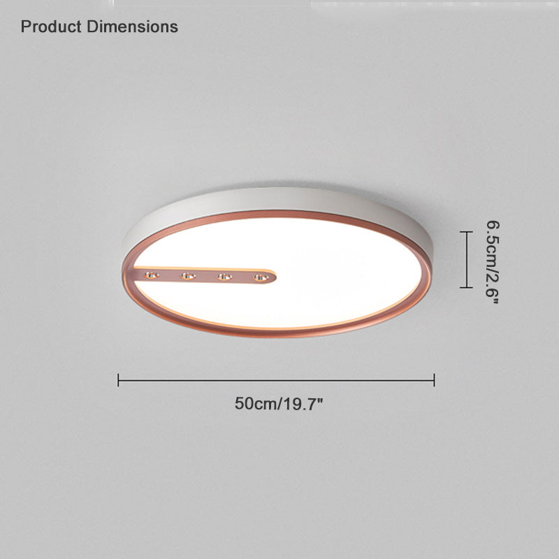 WOMO Polo Low Profile Round Ceiling Light-WM1066