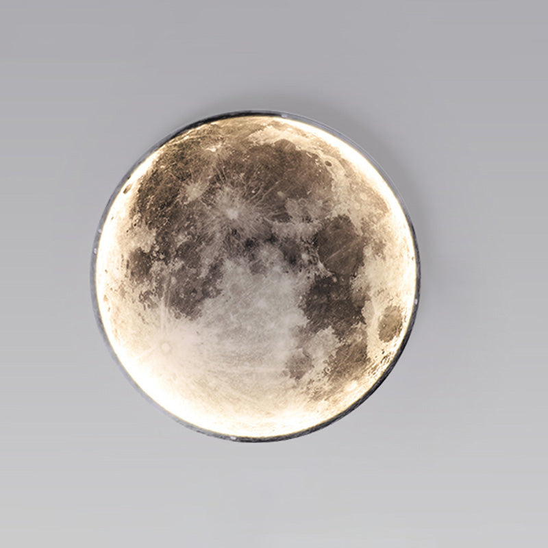 WOMO Moon/Earth Round Wall Sconce-WM6102