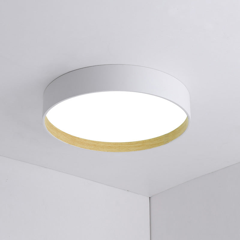 WOMO Oak Grain Round Ceiling Light-WM1017