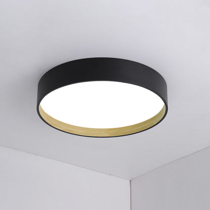 WOMO Oak Grain Round Ceiling Light-WM1017