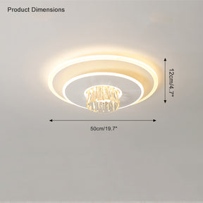 WOMO Low Profile Crystal Ceiling Light-WM1092