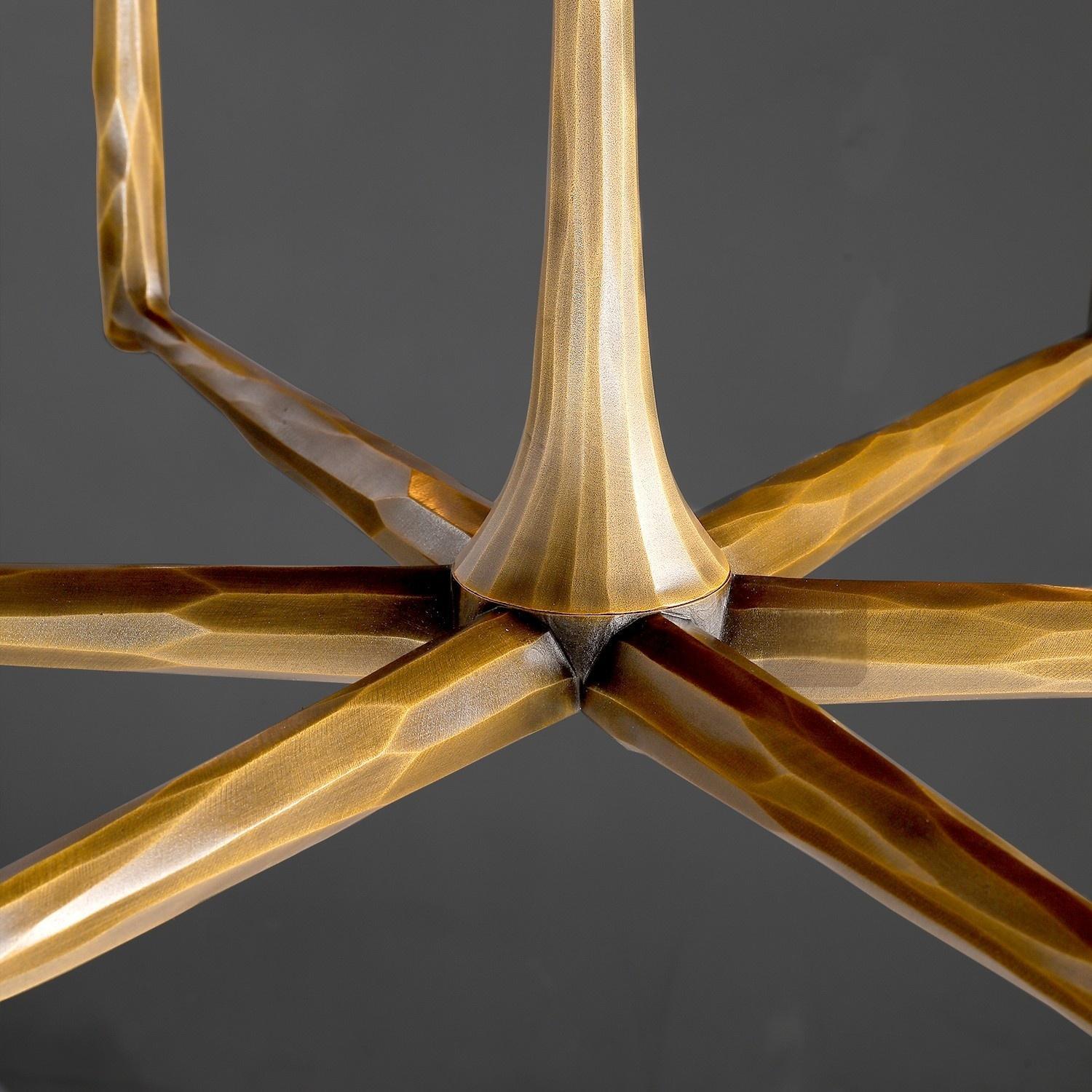 WOMO Forged Candlestick Chandelier - Thaddeus