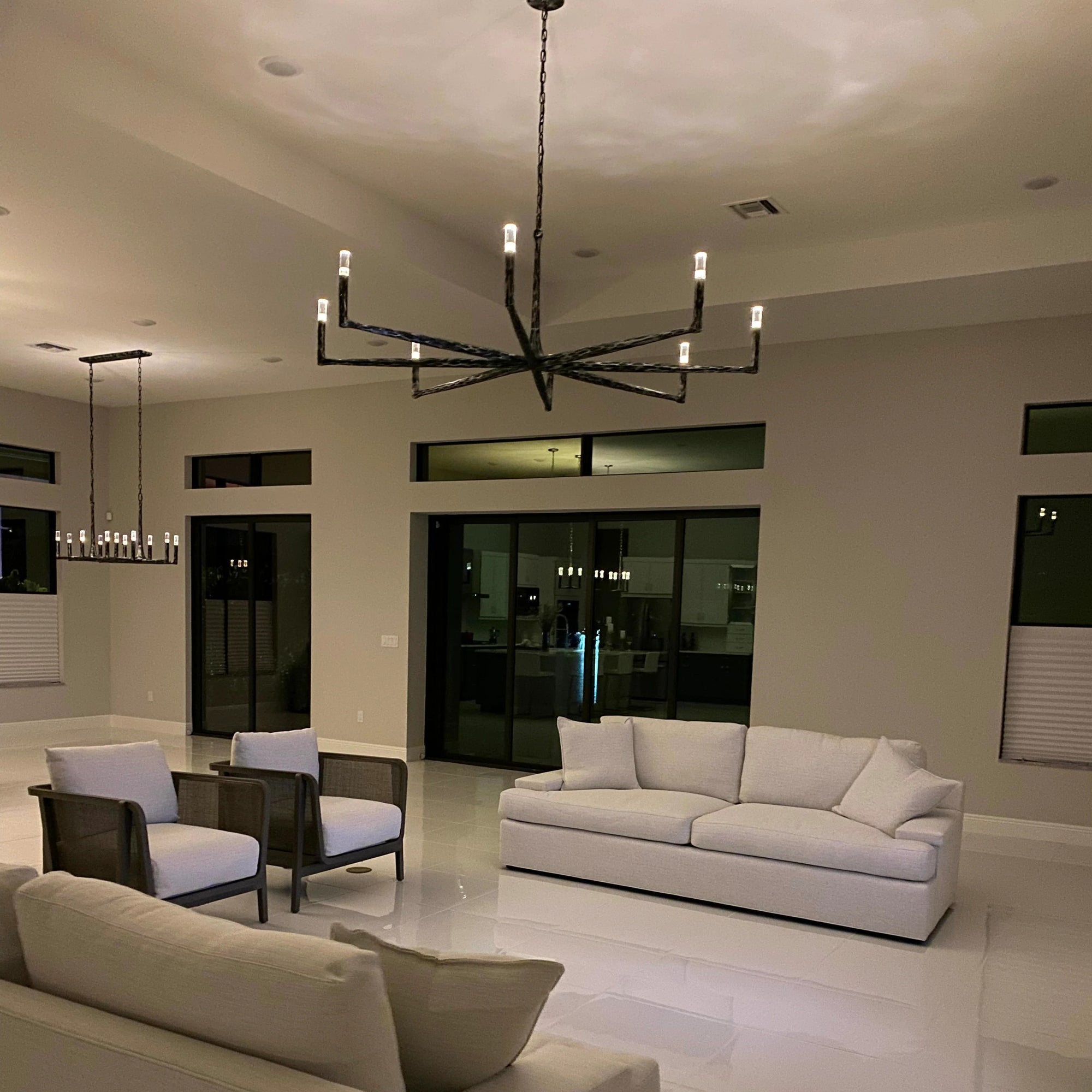 WOMO Forged Candlestick Chandelier - Thaddeus