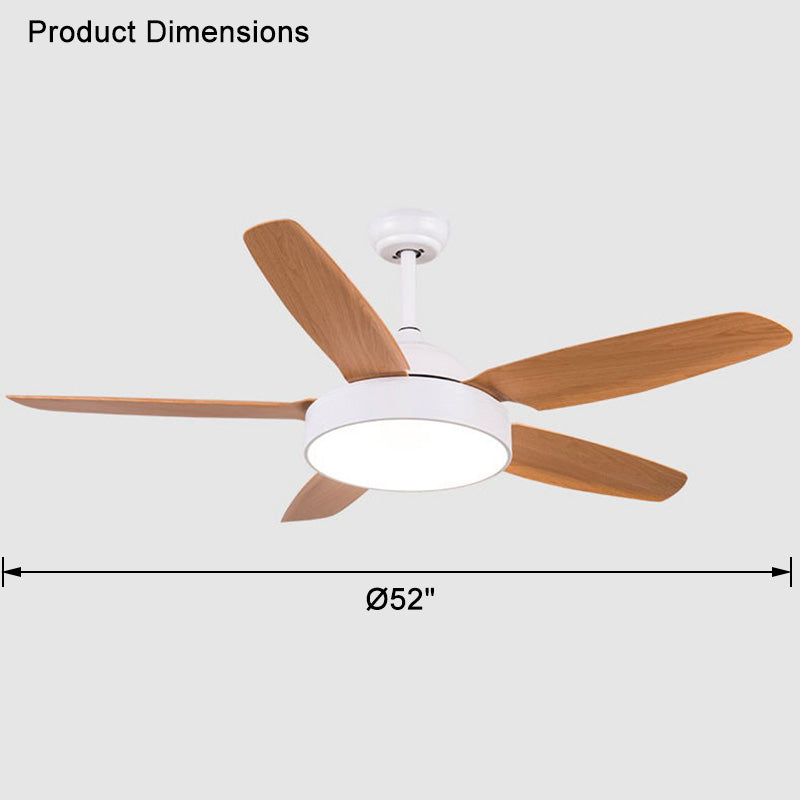 WOMO 5 Blade Ceiling Fan Lamp-WM5101