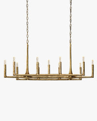 WOMO Forged Candlestick Linear Chandelier - Thaddeus