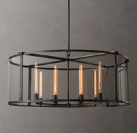 WOMO Glass Drum Chandelier - Beckman