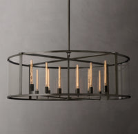 WOMO Glass Drum Chandelier - Beckman