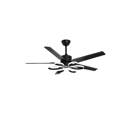 WOMO Unique Black Ceiling Fan Lamp-WM5104