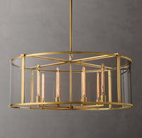 WOMO Glass Drum Chandelier - Beckman