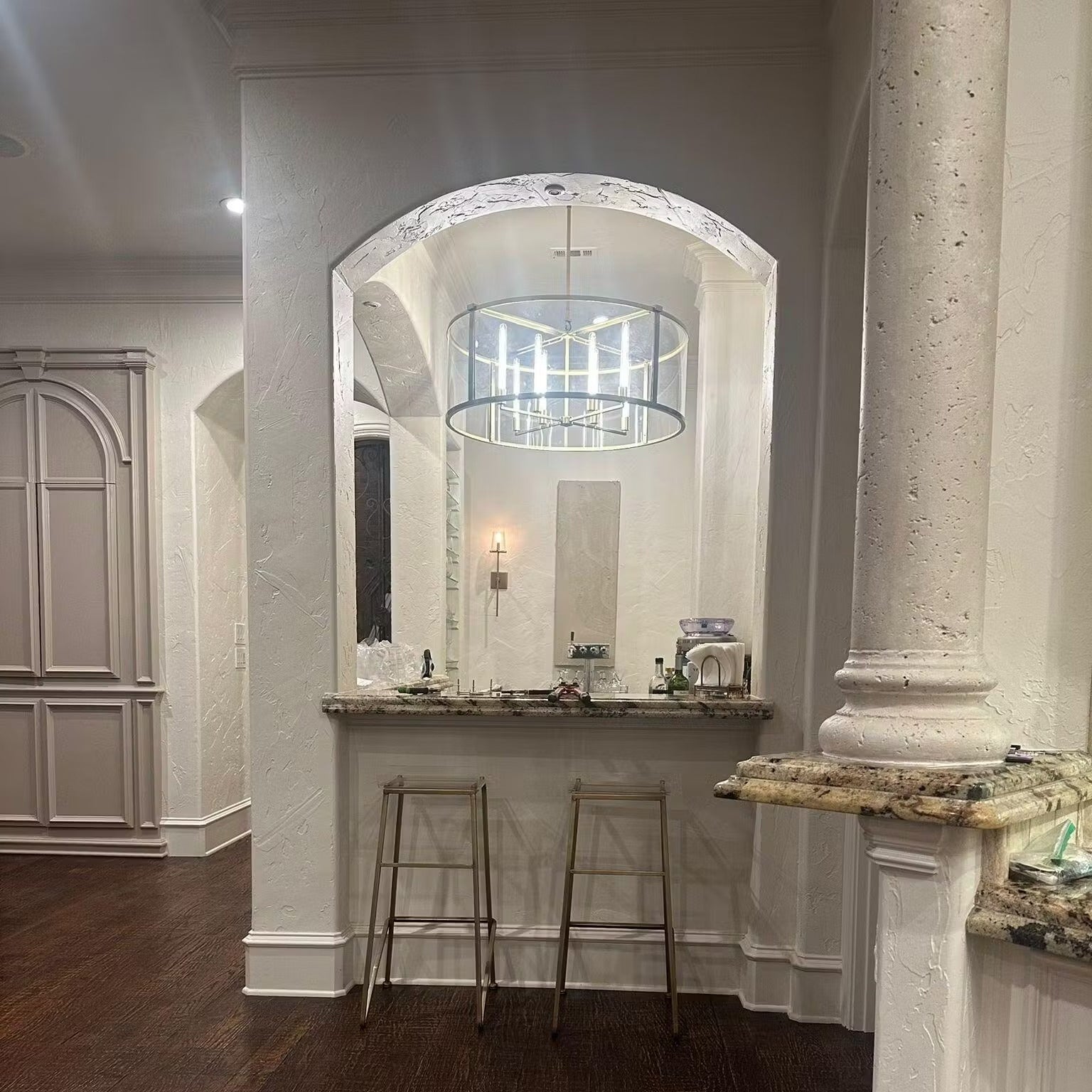WOMO Glass Drum Chandelier - Beckman