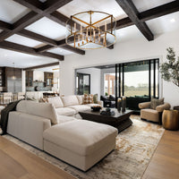 WOMO Glass Drum Chandelier - Beckman