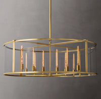 WOMO Glass Drum Chandelier - Beckman
