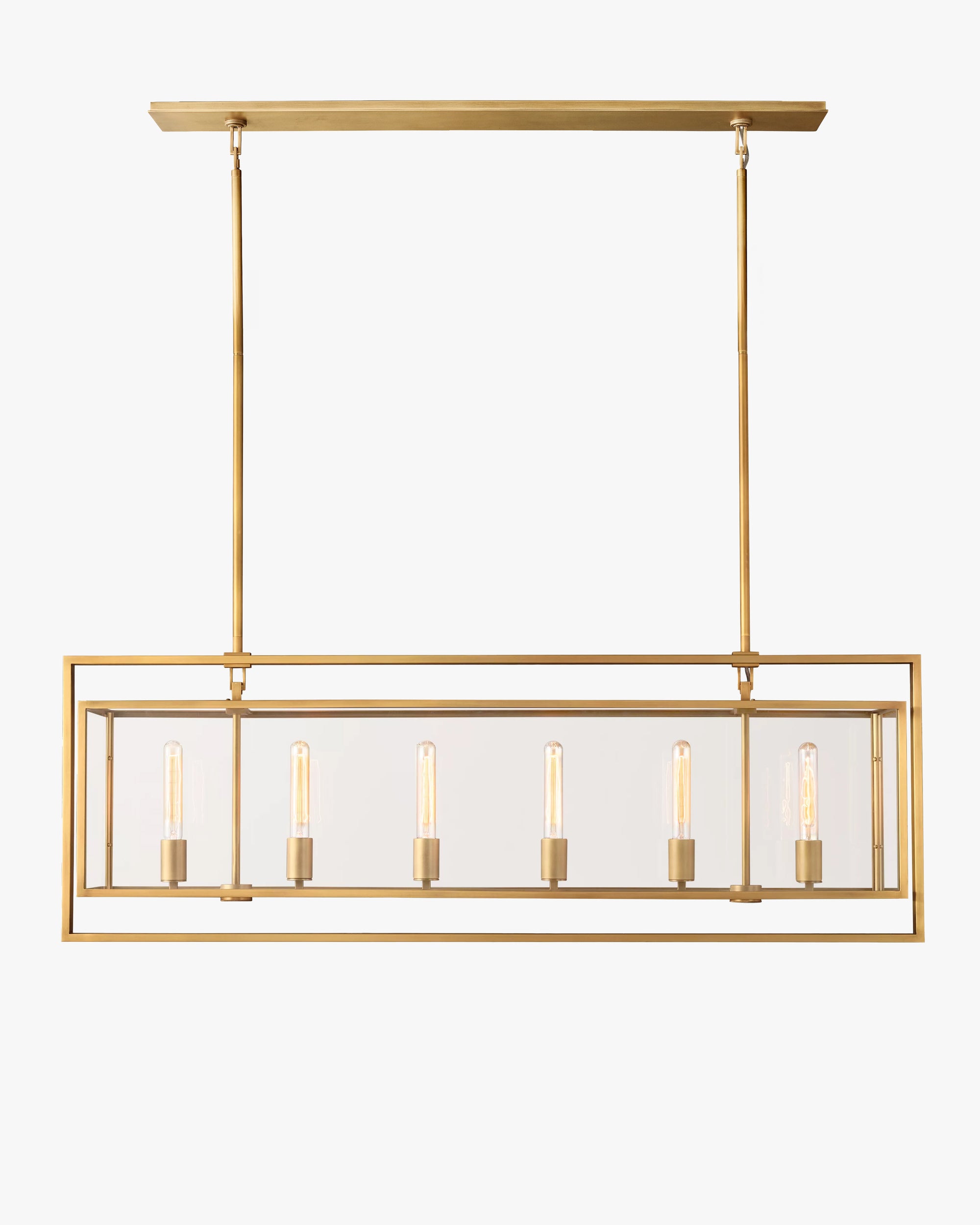 WOMO Glass Rectangular Chandelier - Beckman