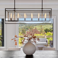 WOMO Glass Rectangular Chandelier - Beckman