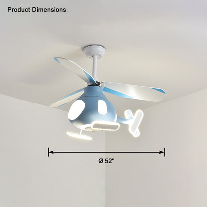 WOMO Airplane Ceiling Fan Lamp-WM5105