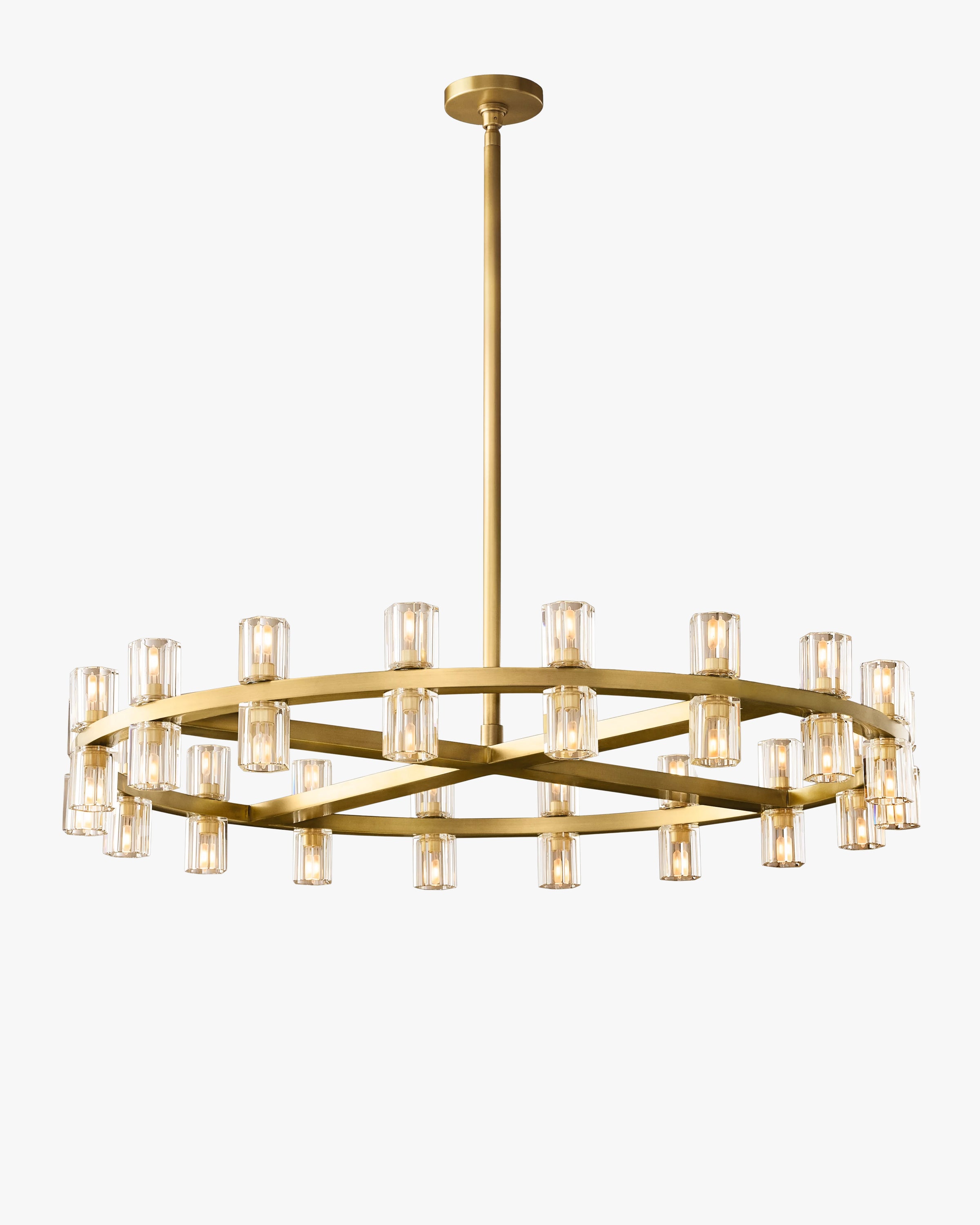 WOMO Crystal Wagon Wheel Chandelier – Arcachon