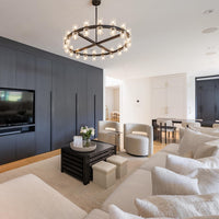 WOMO Hexagonal Crystal Round Chandelier – Arcachon
