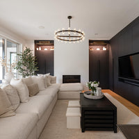 WOMO Hexagonal Crystal Round Chandelier – Arcachon