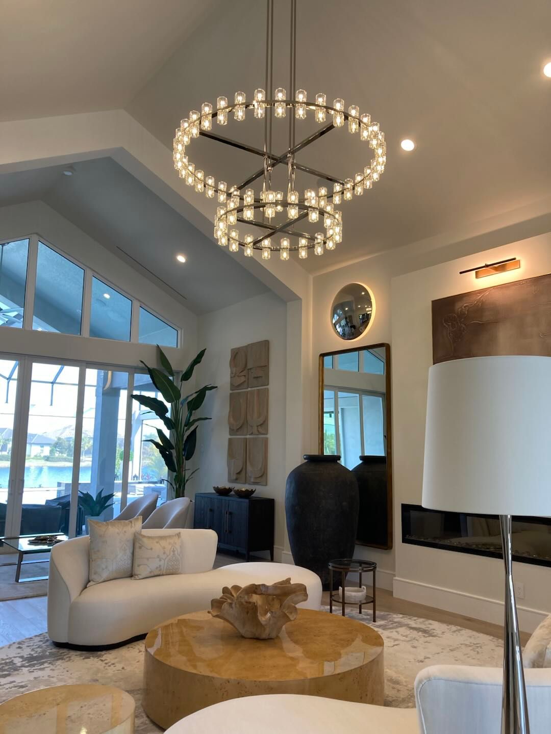 WOMO 60 Inch Hexagonal Crystal Tiered Chandelier – Arcachon