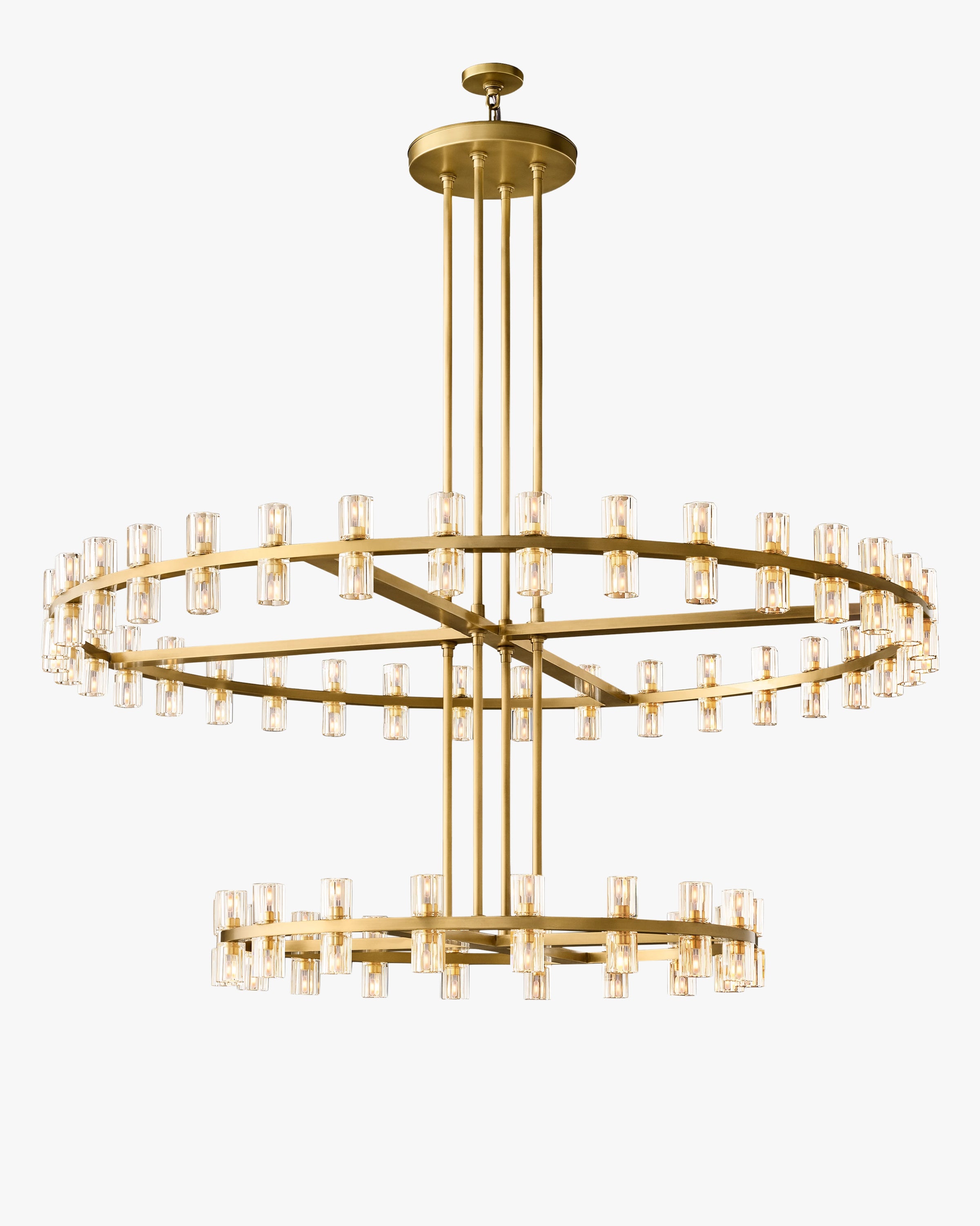 WOMO Double Wagon Wheel Crystal Chandelier – Arcachon