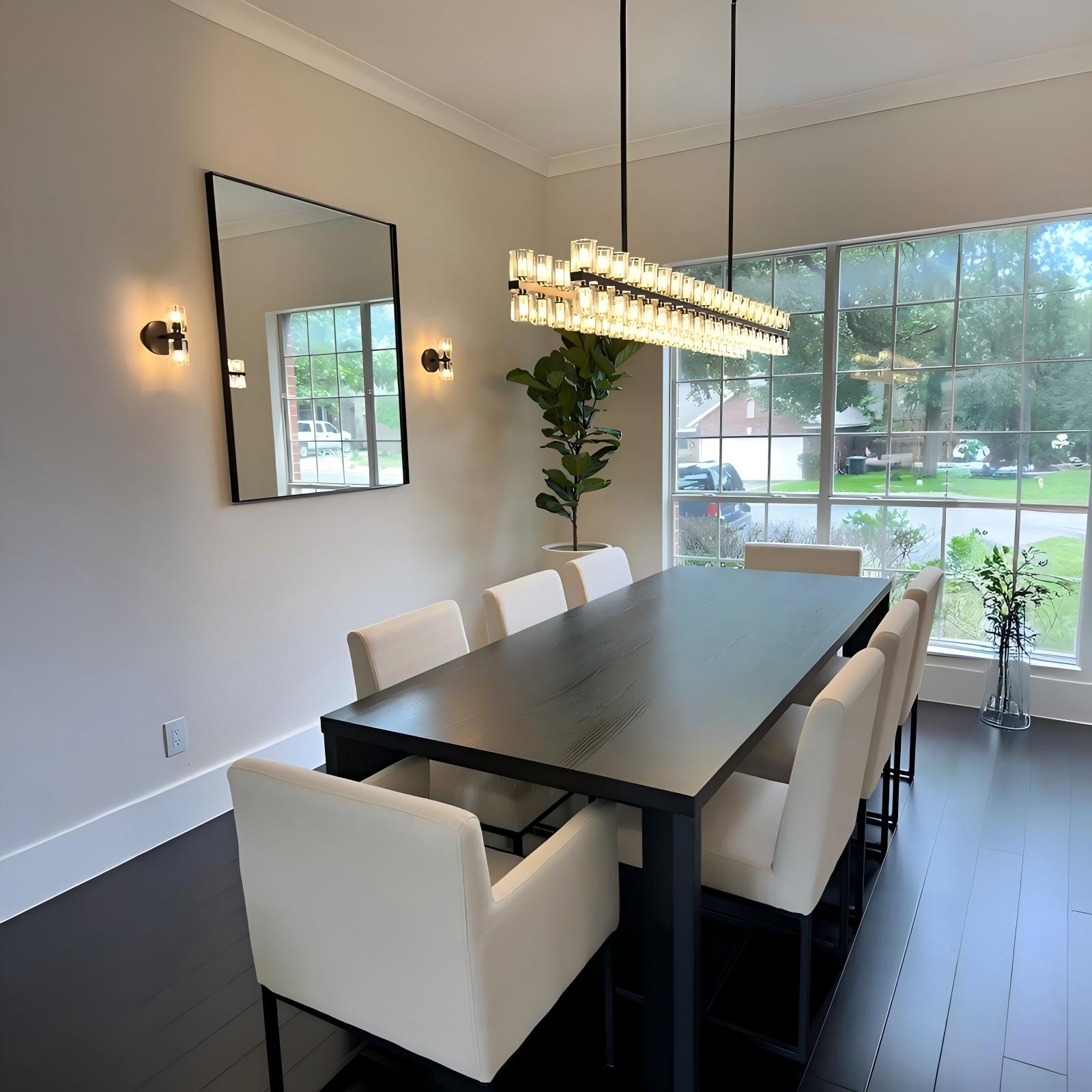 WOMO Hexagonal Crystal Linear Chandelier – Arcachon