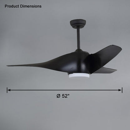 WOMO 52 Propeller Ceiling Fan Lamp-WM5108