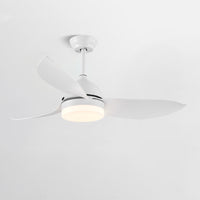 WOMO White Modern Ceiling Fan Lamp-WM5109
