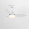 WOMO White Modern Ceiling Fan Lamp-WM5109 thumbnail