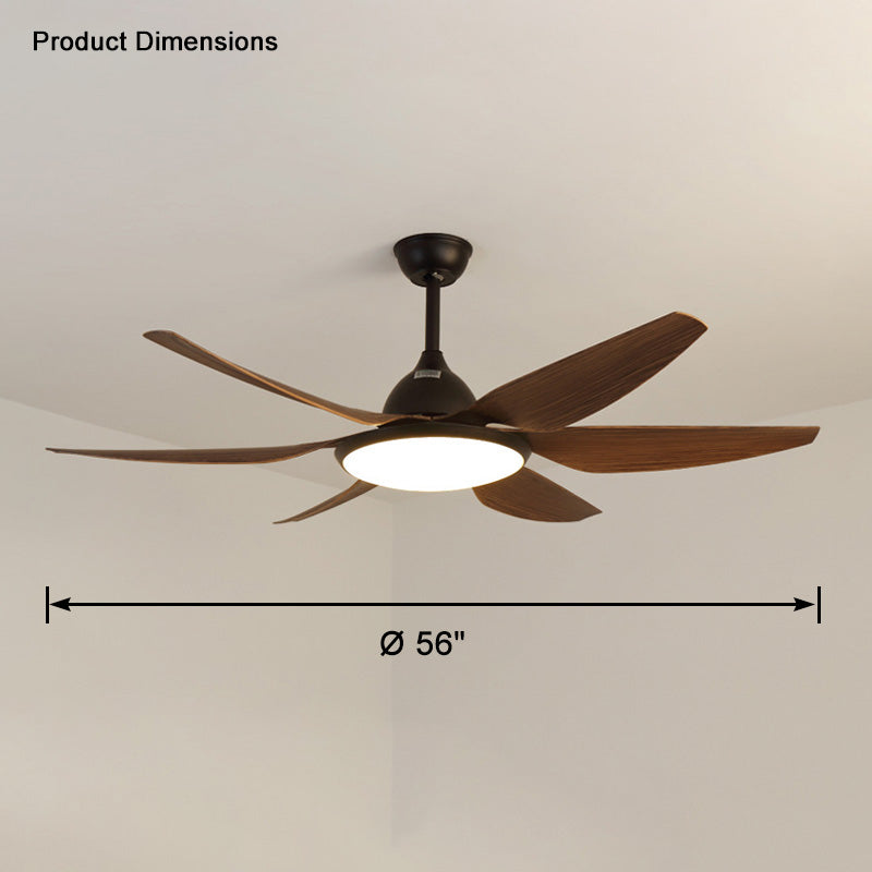 WOMO 5 Blade Large Ceiling Fan Lamp-WM5111