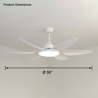 WOMO 5 Blade Large Ceiling Fan Lamp-WM5111