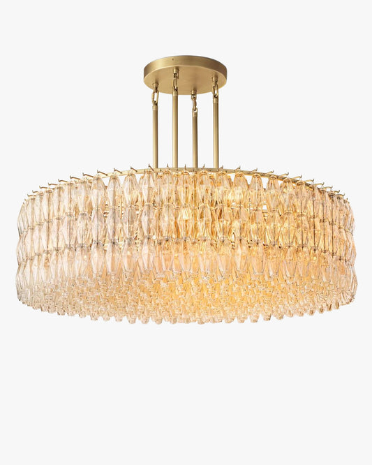 WOMO Cascading Chain Crystal Chandelier - Marignan