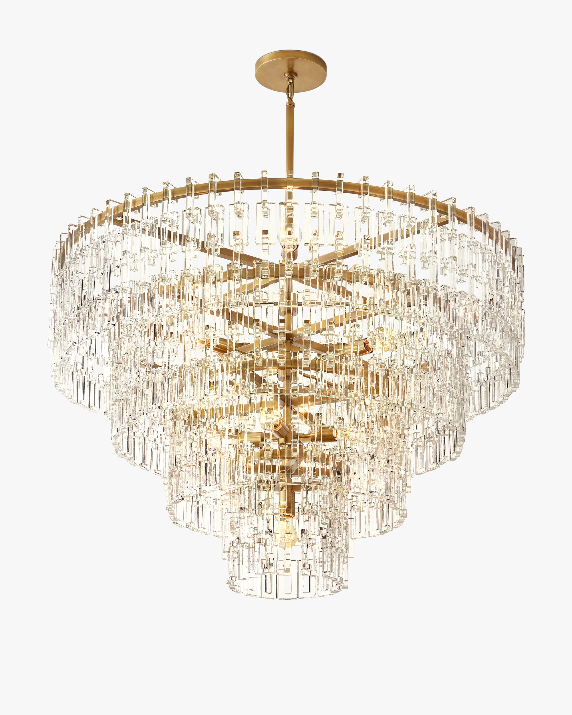 WOMO Chain Crystal Tiered Chandelier - Marignan