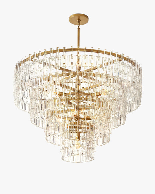 WOMO Chain Crystal Tiered Chandelier - Marignan