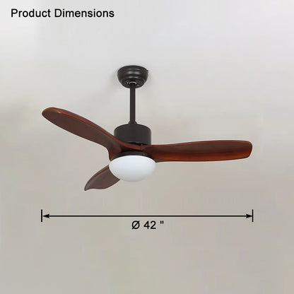 WOMO Mid Century Modern Ceiling Fan Lamp-WM5119