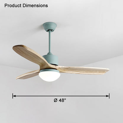 WOMO Mid Century Modern Ceiling Fan Lamp-WM5119