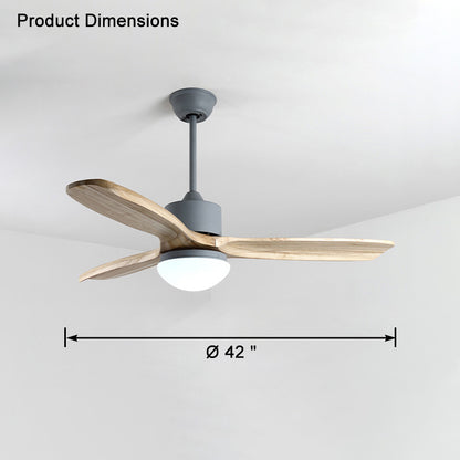 WOMO Mid Century Modern Ceiling Fan Lamp-WM5119