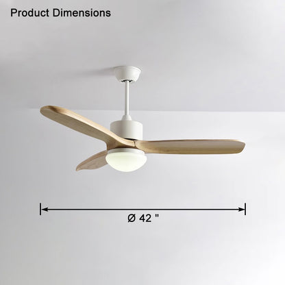 WOMO Mid Century Modern Ceiling Fan Lamp-WM5119